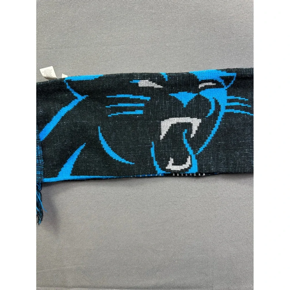 Forever Collectibles Carolina‎ Panthers NFL Knit Scarf Blue Black STA1015-00006